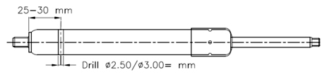 non lockable gas spring